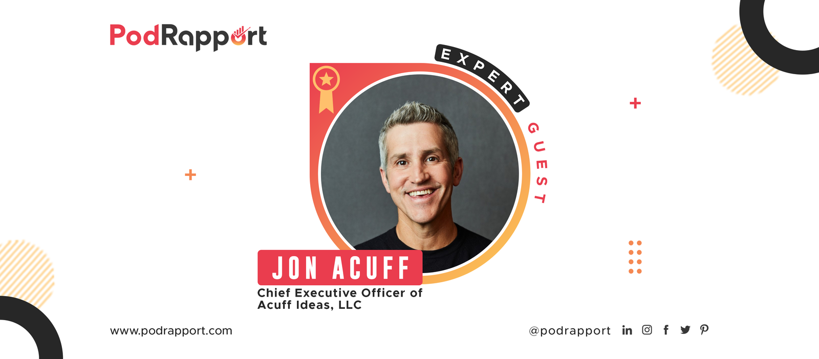 Jon Acuff Expert Guest For Leadership Podcasts